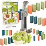 Woopie električna lokomotiva za domino kockice dinosaurus zeleni