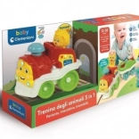 Interaktivni vlakić sa životinjama CLEMENTONI (govori hrvatski)