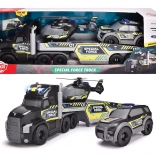 Dickie Toys SOS vučni kamion s platformom i spasilačkim vozilima