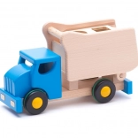 BAJO drveno kipersko vozilo s umetaljkama plavo