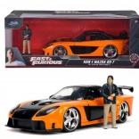 Model automobila iz filma Brzi i žestoki 1997 Mazda RX-7 s figuricom Han Lue
