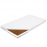 Dječji madrac New Baby Standard 140 × 70 × 8 cm kokos–pjena–kokos bijela