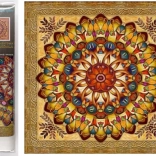 Dijamantno slikanje 7D – zlatna mandala 30 × 30 cm