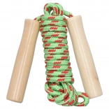 Uže za preskakanje s drvenom ručkom 250 cm