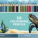 Grafix velika set olovaka u limenoj kutiji 50 kom