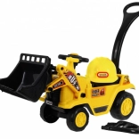 Dječji bager na pedale s kacigom