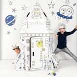 Velika kartonska svemirska raketa