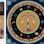 Norimpex dijamantno slikanje 7D – znak zodijaka Vaga 30 × 30 cm