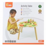 Drveni aktivni stolić VIGA PolarB s ksilofonom i Montessori aktivnostima