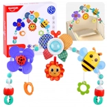 šareni viseći luk za kolica, krevetić i autosjedalicu za bebe