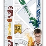 Set geometrijskih pomagala HARRY POTTER 4 kom