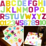 Prozirni brojevi i slova 38 kom MasterKidz