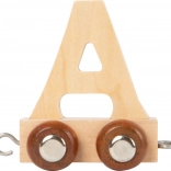 Drveni vagon s slovom A za drvene željezničke pruge SMALL FOOT