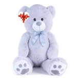 Rappa veliki plišani medvjed 100 cm s mašnom i etiketom