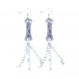 Naušnice kost u gotičkom stilu za Halloween