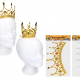 Karnevalska kruna u zlatnoj/srebrnoj boji