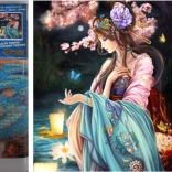 Dijamantno slikanje Kraljica leptira 30x40cm