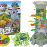 Obiteljska ručno rađena igra Padajući dinosauri Tower Sticks
