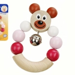 Detoa zvečka medvjedić ružičasta