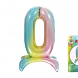 Naduvavajući folijski balon broj 0 duga 80 cm