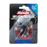 Set metalnih igala i nastavaka za napuhavanje lopti