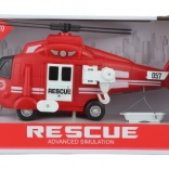 Vatrogasni helikopter na baterije sa svjetlom i zvukom