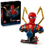 LEGO Marvel poprsje Iron Spider-Mana – kolekcionarski model za izlaganje