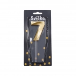 Zlatna svjećica za party broj 7