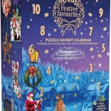Gibsons adventski kalendar slagalica Blagdanski favoriti za 24 dana