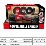 Interaktivna dječja akumulatorska brusilica za djecu 3+ s sigurnim diskom i tri zamjenjiva diska