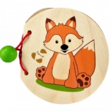 Drvena slikovnica s lisicom i šumskim životinjama