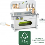 Drvena dječja kuhinjica Compact small foot