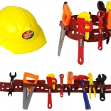 Dječji set malog majstora s pojasom za alat i kacigom