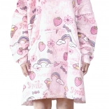 Dječja topla dekica s kapuljačom Cozy Noxxiez s motivom slatkiša (7–12 godina)