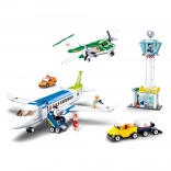 Sluban zračna luka s dva zrakoplova, građevni set