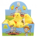 skakajuće piliće na navijanje plišano‑plastično 9 × 8 × 6 cm