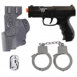 Vojni set plastičnih pištolja na njegovanju s dodacima
