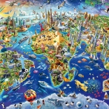 Puzzle Otkrij svijet 1000 dijelova SCHMIDT