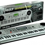 Dječje elektroničke klavijature 54 tipke s LCD-om i mikrofonom