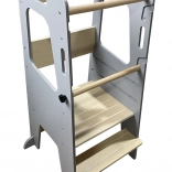 Rastući učni tornjić 2Kids Toys sivi